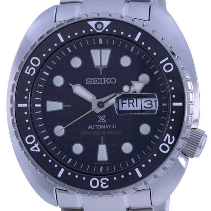 Seiko Prospex King Turtle Black Dial Automatic Diver',s SRPE03 SRPE03K1 SRPE03K 200M Reloj para hombre