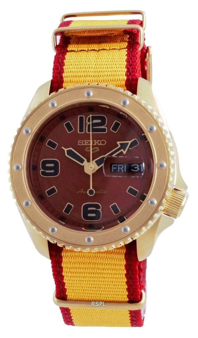 Seiko 5 Sports Street Fighter Zangief Limited Edition Automatic SRPF24 SRPF24K1 SRPF24K 100M Reloj para hombre