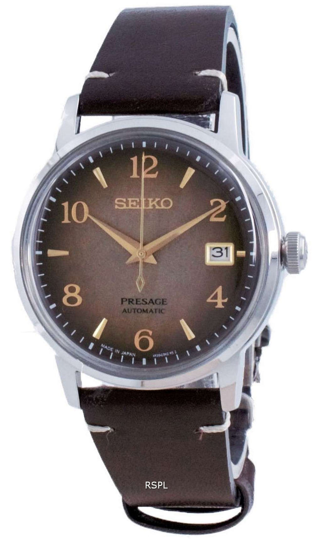 Seiko Presage Cocktail Time Hojicha Limited Edition Automatic SRPF43 SRPF43J1 SRPF43J Reloj para hombre