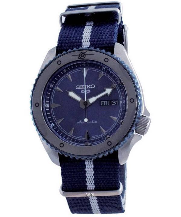 Seiko 5 Sports Sasuke Uchiha Limited Edition Automatic SRPF69 SRPF69K1 SRPF69K 100M Reloj para hombre