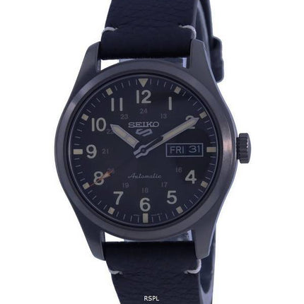 Reloj Seiko 5 Sports Field Collection reacondicionado con esfera marrón y correa de piel, automático, SRPG41 SRPG41K1 SRPG41K, 100 m, para hombre