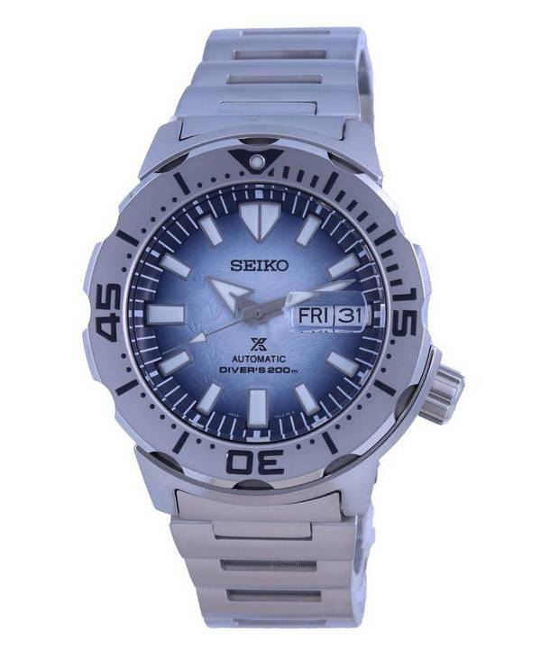 Seiko Prospex Antarctica Monster &quot,Save The Ocean&quot, Edición especial automática SRPG57 SRPG57K1 SRPG57K 200M Reloj para