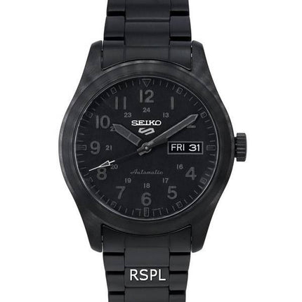 Seiko 5 Sports Stealth Esfera negra Automático SRPJ09 SRPJ09K1 SRPJ09K 100M Reloj para hombre