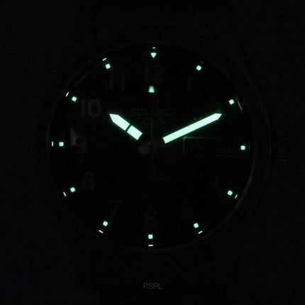 Reloj Seiko 5 Sports In The Metal Midfield con esfera negra automático SRPJ81K1 100M para hombre