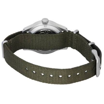 Reloj Seiko 5 Sports Green Zone Midfield con esfera negra automático SRPJ85K1 100M para hombre