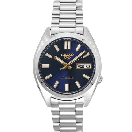 Reloj Seiko 5 Sports SNXS automático de acero inoxidable con esfera azul SRPL55K1 100M para hombre