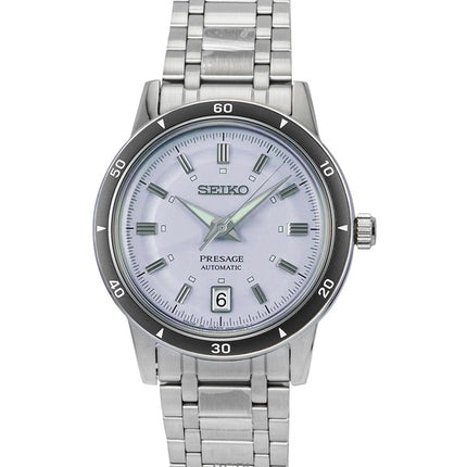 Reloj Seiko Presage Style 60's de acero inoxidable con esfera violeta claro, automático, SRPL73J1 para hombre