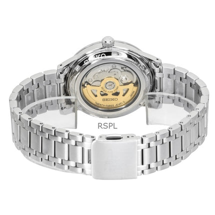 Reloj Seiko Presage Style 60's de acero inoxidable con esfera violeta claro, automático, SRPL73J1 para hombre