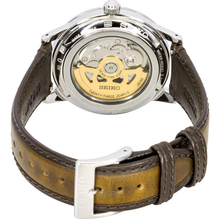 Reloj Seiko Presage Style 60's de acero inoxidable con esfera dorada y automático SRPL75J1 para hombre