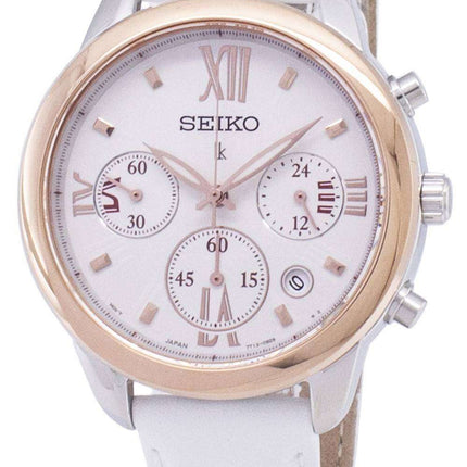 Reloj Seiko Lukia Cronógrafo de Cuarzo SRWZ84 SRWZ84P1 SRWZ84P para Mujer Reacondicionado