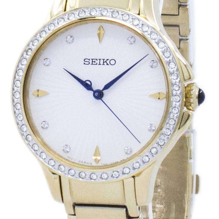Reloj Seiko cuarzo diamante Accent SRZ488 SRZ488P1 SRZ488P de las mujeres