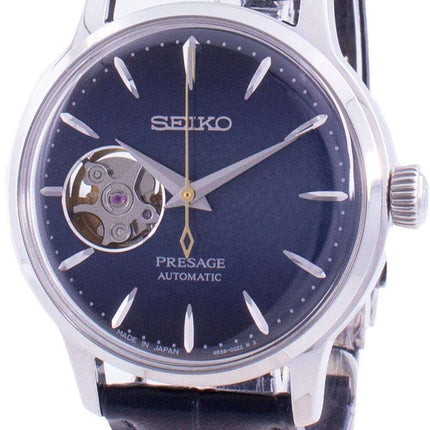 Seiko Presage Automatic Cocktail Time Blue Moon SSA785 SSA785J1 SSA785J Open Heart Reloj para mujer hecho en Japón