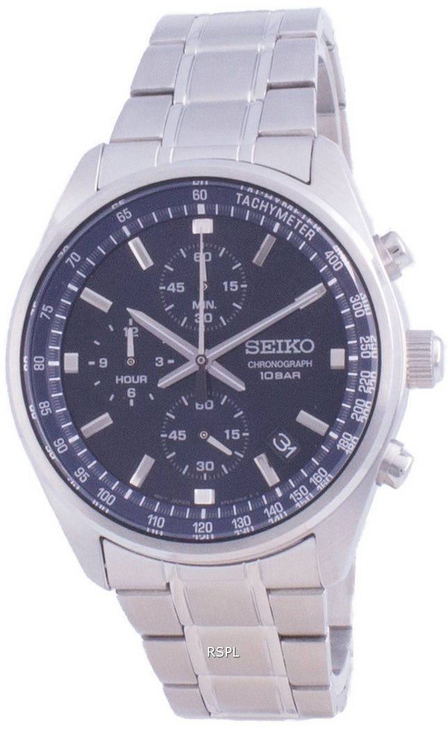 Reloj Seiko Cronógrafo de Cuarzo SSB377 SSB377P1 SSB377P 100M para Hombre Reacondicionado