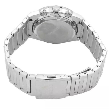 Reloj Seiko Discover More Classic Cronógrafo de acero inoxidable con esfera blanca de cuarzo SSB451P1 100M para hombre