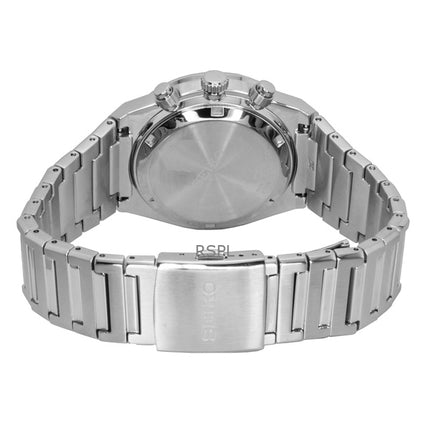Reloj Seiko Conceptual Cronógrafo de acero inoxidable con esfera azul claro de cuarzo SSB459P1 100M para hombre