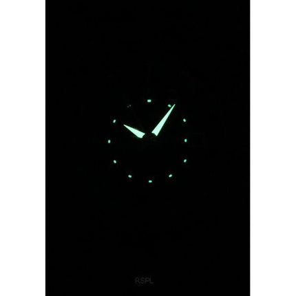 Reloj Seiko Presage Style60's GMT con correa de piel de becerro y esfera negra automático SSK013J1 para hombre