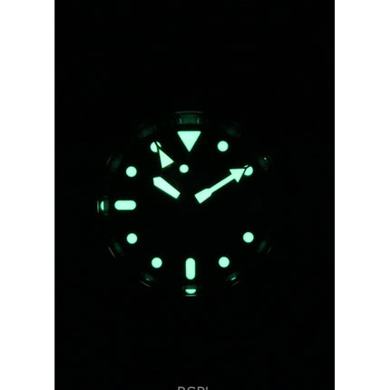 Reloj Seiko 5 Sports SKX GMT automático de acero inoxidable con esfera verde SSK035K1 100M para hombre