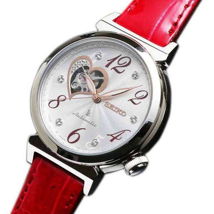 Seiko Lukia automático de Swarovski de cristal hechos Japón de SSVM023 Watch de Women
