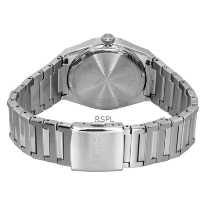 Reloj Seiko Classic de acero inoxidable con esfera verde de cuarzo SUR601P1 100M para hombre