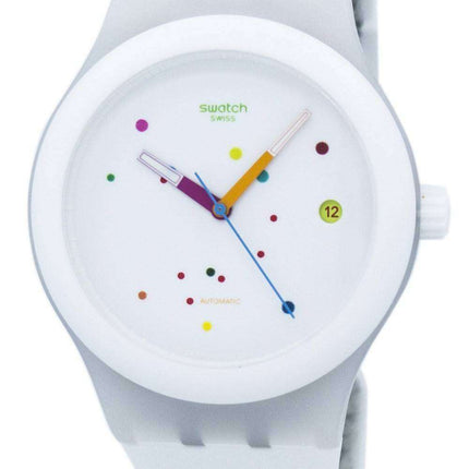 Reloj Unisex Swatch originales blanco Sistem automático SUTW400