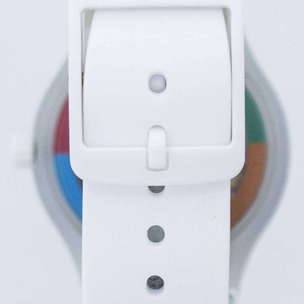 Reloj Unisex Swatch originales blanco Sistem automático SUTW400