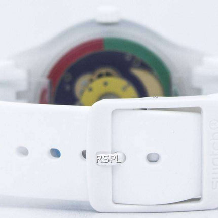 Reloj Unisex Swatch originales blanco Sistem automático SUTW400