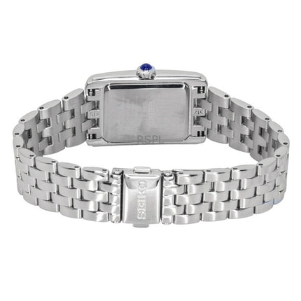 Reloj Seiko Conceptual SWR085P1 para mujer, de acero inoxidable, esfera azul y movimiento de cuarzo.