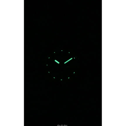 Reloj Seiko 5 automático de acero inoxidable en dos tonos con esfera negra y 21 joyas SYMD94K1 para mujer