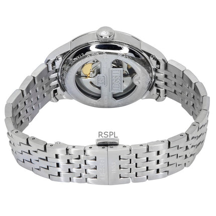 Reloj automático para hombre Tissot Le Locle Powermatic 80 20th Anniversary de acero inoxidable y esfera plateada T006.407.11.03