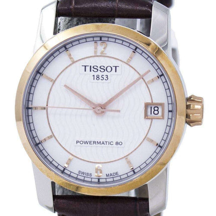 Tissot Titanium Powermatic 80 T 087.207.56.117.00 T0872075611700 reloj de mujer
