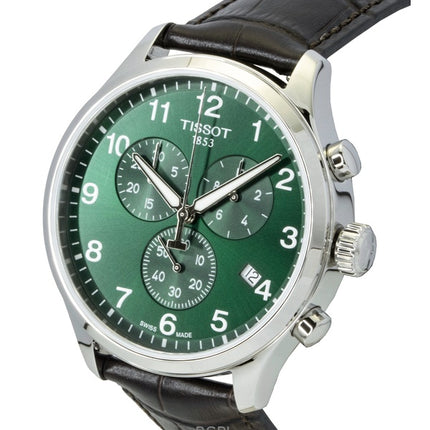 Tissot Chrono XL Classic Cronógrafo Acero Inoxidable Esfera Verde Cuarzo T116.617.16.092.00 100M Reloj para Hombre