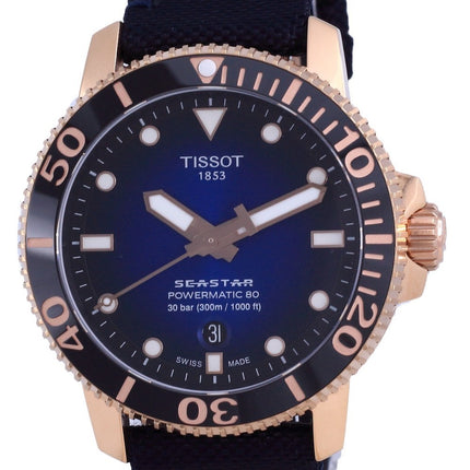 Tissot T-Sport Seaster 1000 Powermatic 80 Diver',s Automatic T120.407.37.041.00 T1204073704100 300M Reloj para hombre