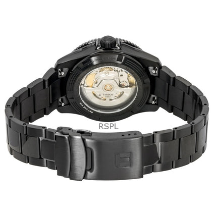 Tissot Seastar 1000 - Reloj de buceo automático para hombre, acero inoxidable, esfera gris y negra, T120.807.33.051.00, 300 m