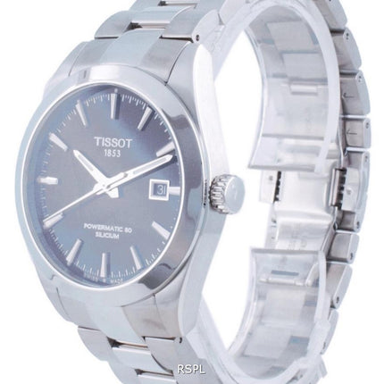 Tissot T-Classic Gentleman Powermatic 80 Silicium Automatic T127.407.11.051.00 T1274071105100 100M Reloj para hombre