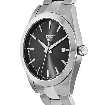 Reloj Tissot Gentleman Quartz T127.410.11.051.00 T1274101105100 100M para hombre