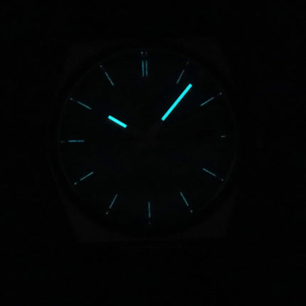 Reloj unisex Tissot PRX Powermatic 80 automático de acero inoxidable con esfera verde claro T137.207.11.091.01 100M