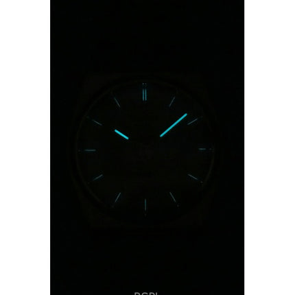 Reloj Tissot PRX de cuarzo, acero inoxidable, esfera color champán, tono dorado, T137.410.33.021.00, 100 m, para hombre