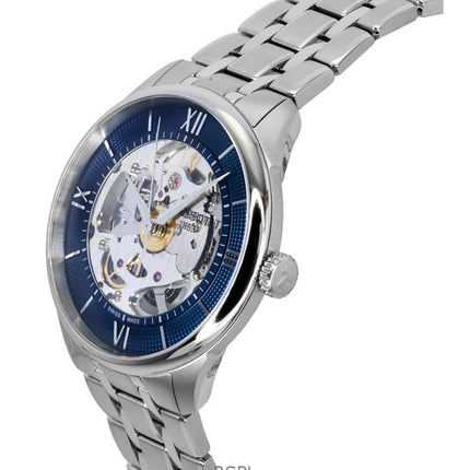Reloj Tissot Chemin Des Tourelles automático de acero inoxidable con esfera esqueletizada azul T139.836.11.048.00 para hombre