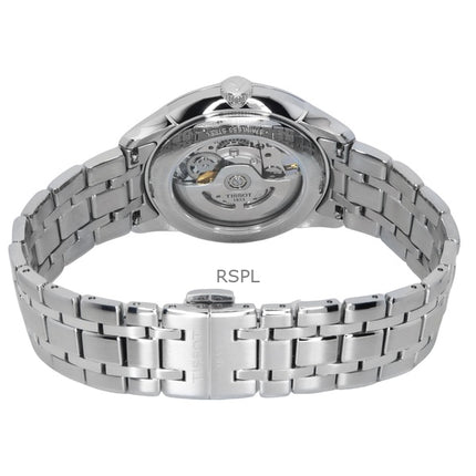 Reloj Tissot Chemin Des Tourelles automático de acero inoxidable con esfera esqueletizada azul T139.836.11.048.00 para hombre