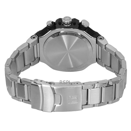 Tissot T-Race Cronógrafo de acero inoxidable con esfera azul, cuarzo, T141.417.11.041.00, 100 m, reloj para hombre
