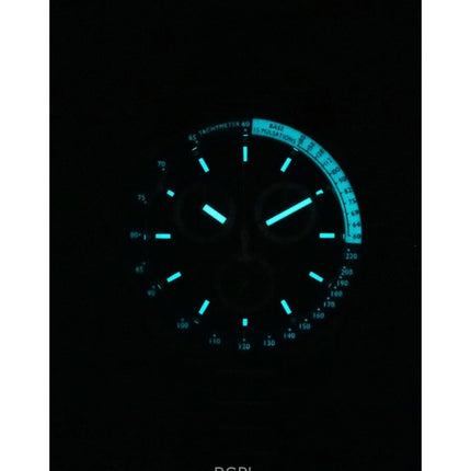 Tissot PR516 Cronógrafo de acero inoxidable con esfera azul, cuarzo, T149.417.11.041.00, 100 m, reloj para hombre