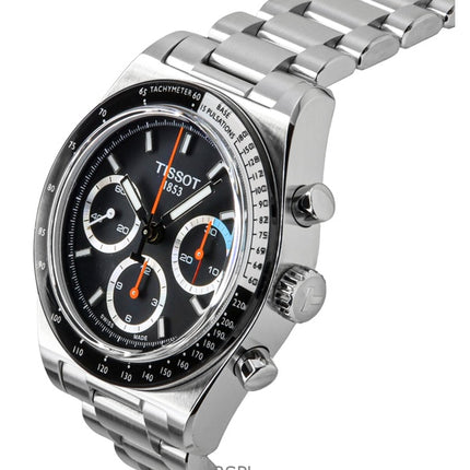 Tissot PR516 Cronógrafo Automático de Acero Inoxidable con Esfera Negra T149.459.21.051.00 100M Reloj para Hombre