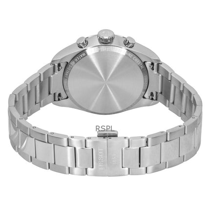 Tissot PR 100 Cronógrafo de acero inoxidable con esfera azul de cuarzo T150.417.11.041.00 100M Reloj para hombre