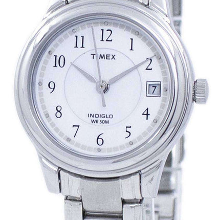 Clásico de Timex Indiglo cuarzo T29271 Watch de Women