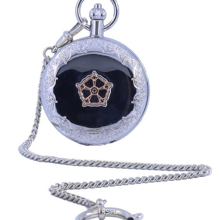 Reloj de bolsillo Tissot Double Savonnette Silver Dial Mechanical T865.405.99.038.00 T8654059903800