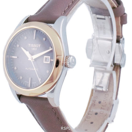 Tissot T-My Lady 18K Gold Diamond Accents Automatic T930.007.46.296.00 T9300074629600 Reloj para mujer