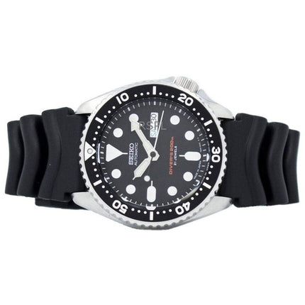 Reloj de buceo automático Seiko SKX007J1 200M para hombre, esfera negra, reacondicionado