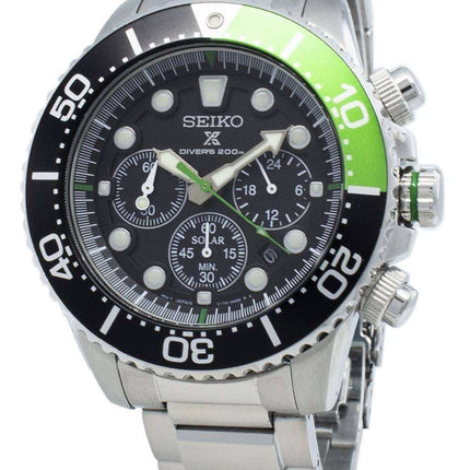 Reloj Seiko Prospex SSC615 SSC615 SSC615P1 SSC615P Solar Chronograph Diver 200M para hombre restaurado