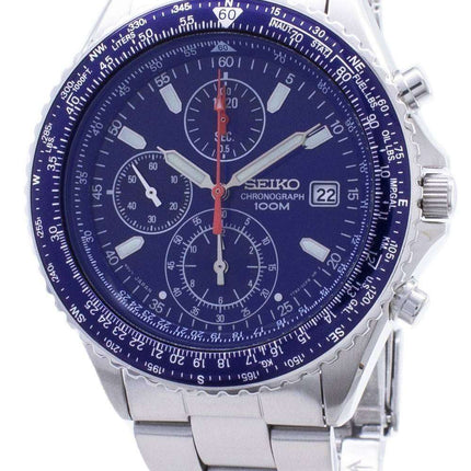 Reloj para hombre Seiko Flightmaster Pilot Slide Rule reacondicionado SND255 SND255P1 SND255P 100M