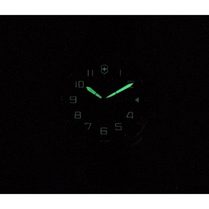 Refurbished Victorinox Fieldforce Leather Black Dial Quartz 241846 100M Mens Watch